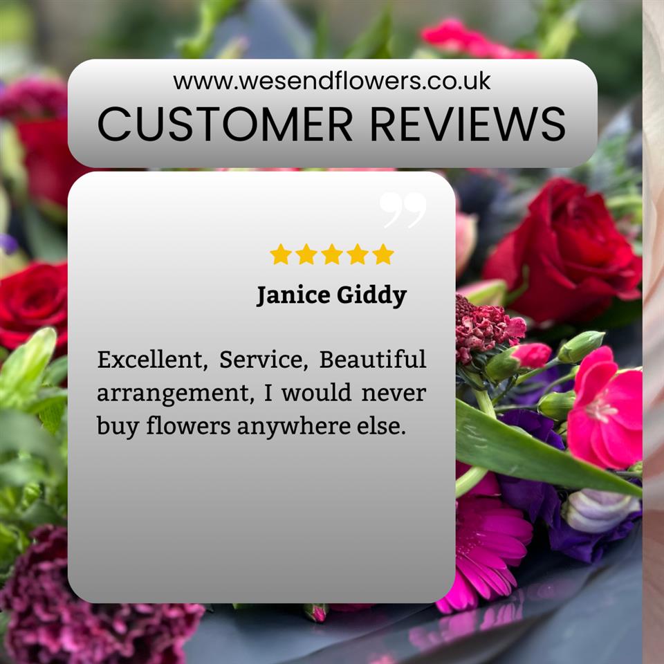 Customer Reviews wesendflowers.co.uk Camborne